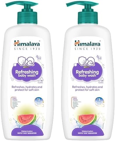 Himalaya Gentle Baby Wash 400ml | No tears formula |with chickpea and Green gram| Cleansing baby's gentle skin