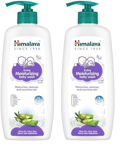 Himalaya Gentle Baby Wash 400ml | No tears formula |with chickpea and Green gram| Cleansing baby's gentle skin