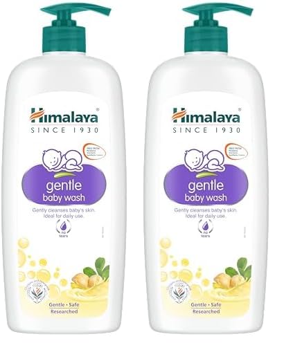 Himalaya Gentle Baby Wash 400ml | No tears formula |with chickpea and Green gram| Cleansing baby's gentle skin