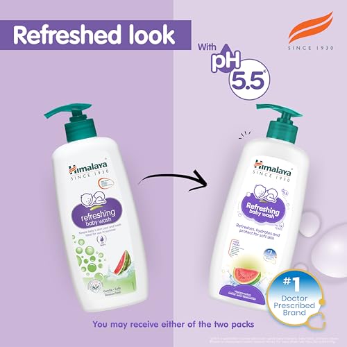 Himalaya Gentle Baby Wash 400ml | No tears formula |with chickpea and Green gram| Cleansing baby's gentle skin