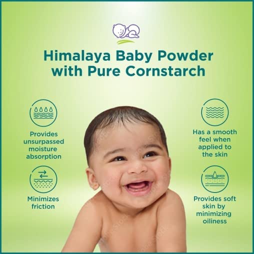Himalaya Baby Powder 400g | No.1 Doctor-Prescribed Brand | With Yashad Bhasma & Vetiver | Sweat-Free & Refreshing Comfort | Safe for Newborns