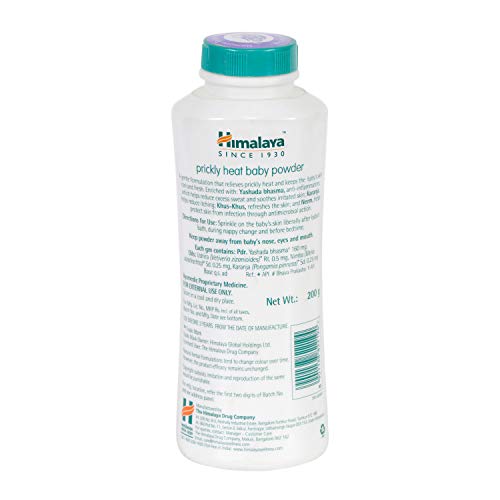 Himalaya Baby Powder 400g | No.1 Doctor-Prescribed Brand | With Yashad Bhasma & Vetiver | Sweat-Free & Refreshing Comfort | Safe for Newborns