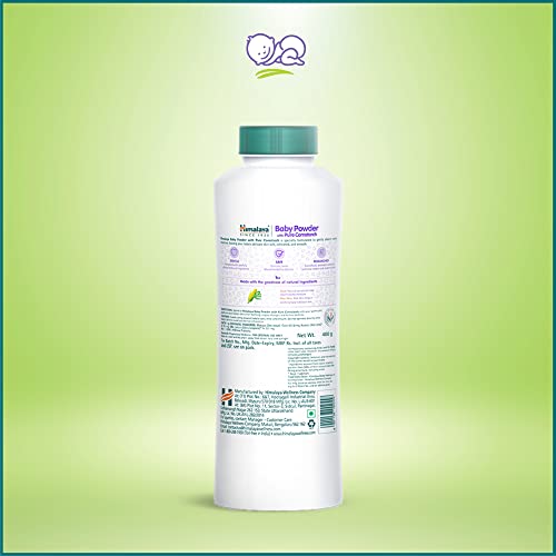 Himalaya Baby Powder 400g | No.1 Doctor-Prescribed Brand | With Yashad Bhasma & Vetiver | Sweat-Free & Refreshing Comfort | Safe for Newborns