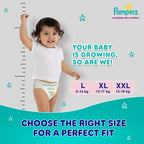 Pampers Complete Skin Comfort | Pant Style Diaper Large, 128 Count| Anti Rash with 100% protection from leakage upto 12 hrs