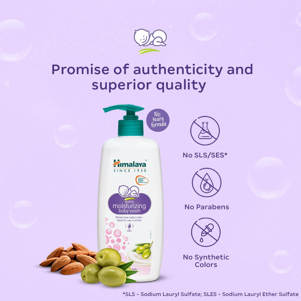 Himalaya Gentle Baby Wash 400ml | No tears formula |with chickpea and Green gram| Cleansing baby's gentle skin