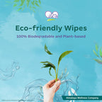 Himalaya Gentle Baby Wipes with Lid (72 wipes x4 packs -288 wipes) |100% Biodegradable Plant-based fabric | Indian Lotus & Aloe Vera | Skin Friendly PH| Extra Soft