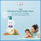 Himalaya Gentle Baby Wash 400ml | No tears formula |with chickpea and Green gram| Cleansing baby's gentle skin