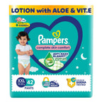 Pampers Complete Skin Comfort | Pant Style Diaper Large, 128 Count| Anti Rash with 100% protection from leakage upto 12 hrs