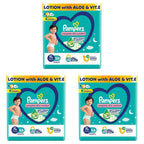 Pampers Complete Skin Comfort | Pant Style Diaper Large, 128 Count| Anti Rash with 100% protection from leakage upto 12 hrs