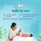 Himalaya Gentle Baby Wipes with Lid (72 wipes x4 packs -288 wipes) |100% Biodegradable Plant-based fabric | Indian Lotus & Aloe Vera | Skin Friendly PH| Extra Soft