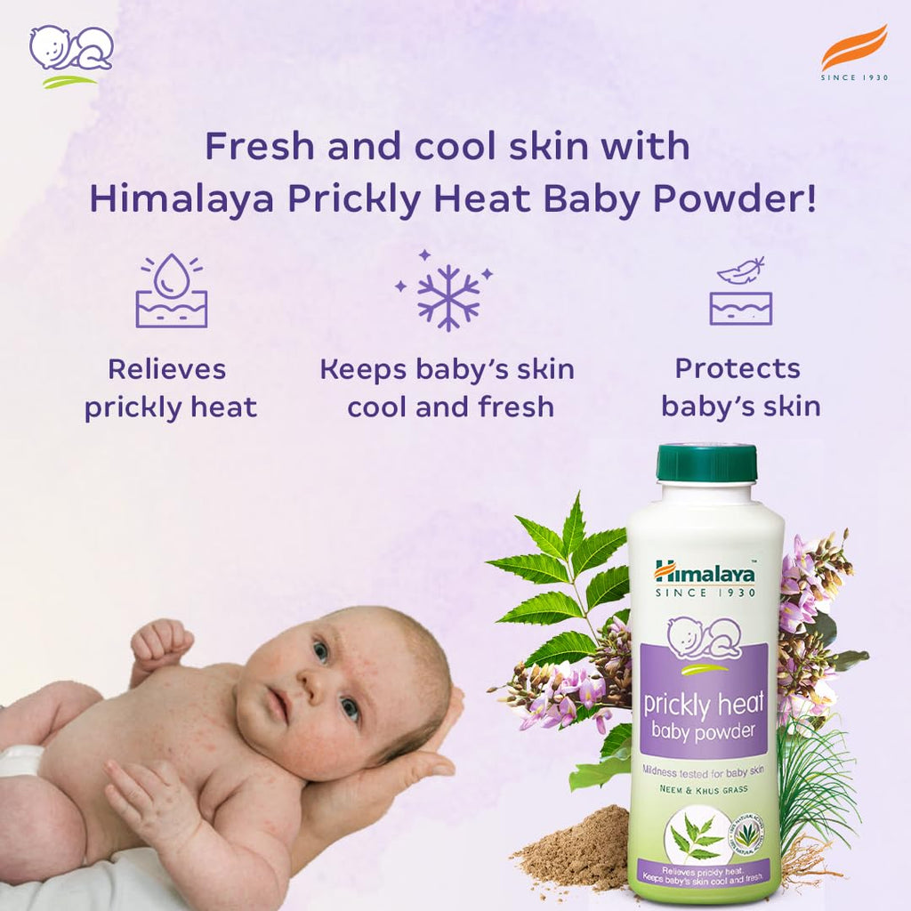 Himalaya Baby Powder 400g | No.1 Doctor-Prescribed Brand | With Yashad Bhasma & Vetiver | Sweat-Free & Refreshing Comfort | Safe for Newborns
