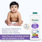 Himalaya Baby Powder 400g | No.1 Doctor-Prescribed Brand | With Yashad Bhasma & Vetiver | Sweat-Free & Refreshing Comfort | Safe for Newborns