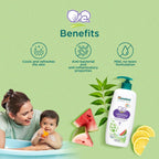 Himalaya Gentle Baby Wash 400ml | No tears formula |with chickpea and Green gram| Cleansing baby's gentle skin