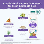 Himalaya Baby Powder 400g | No.1 Doctor-Prescribed Brand | With Yashad Bhasma & Vetiver | Sweat-Free & Refreshing Comfort | Safe for Newborns