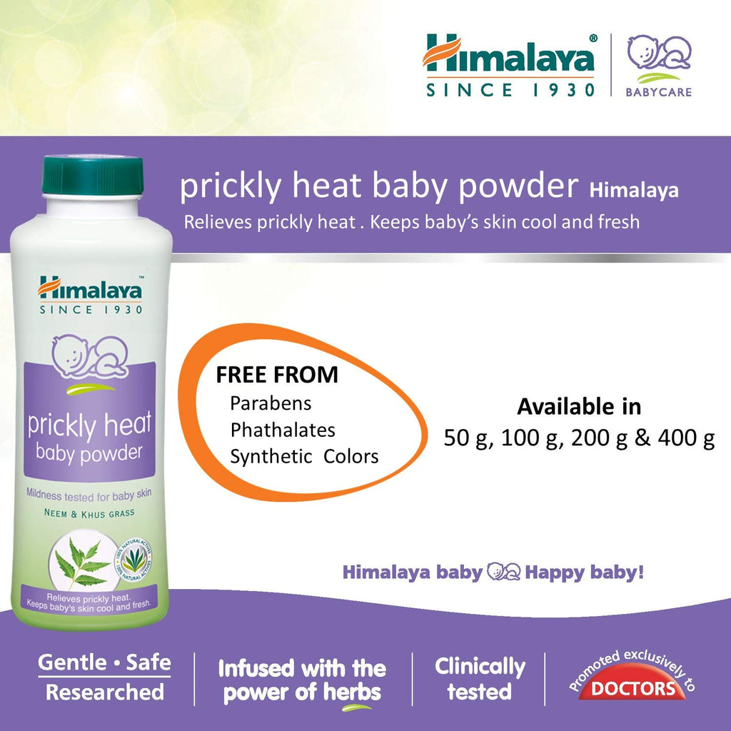 Himalaya Baby Powder 400g | No.1 Doctor-Prescribed Brand | With Yashad Bhasma & Vetiver | Sweat-Free & Refreshing Comfort | Safe for Newborns