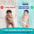 Pampers Complete Skin Comfort | Pant Style Diaper Large, 128 Count| Anti Rash with 100% protection from leakage upto 12 hrs