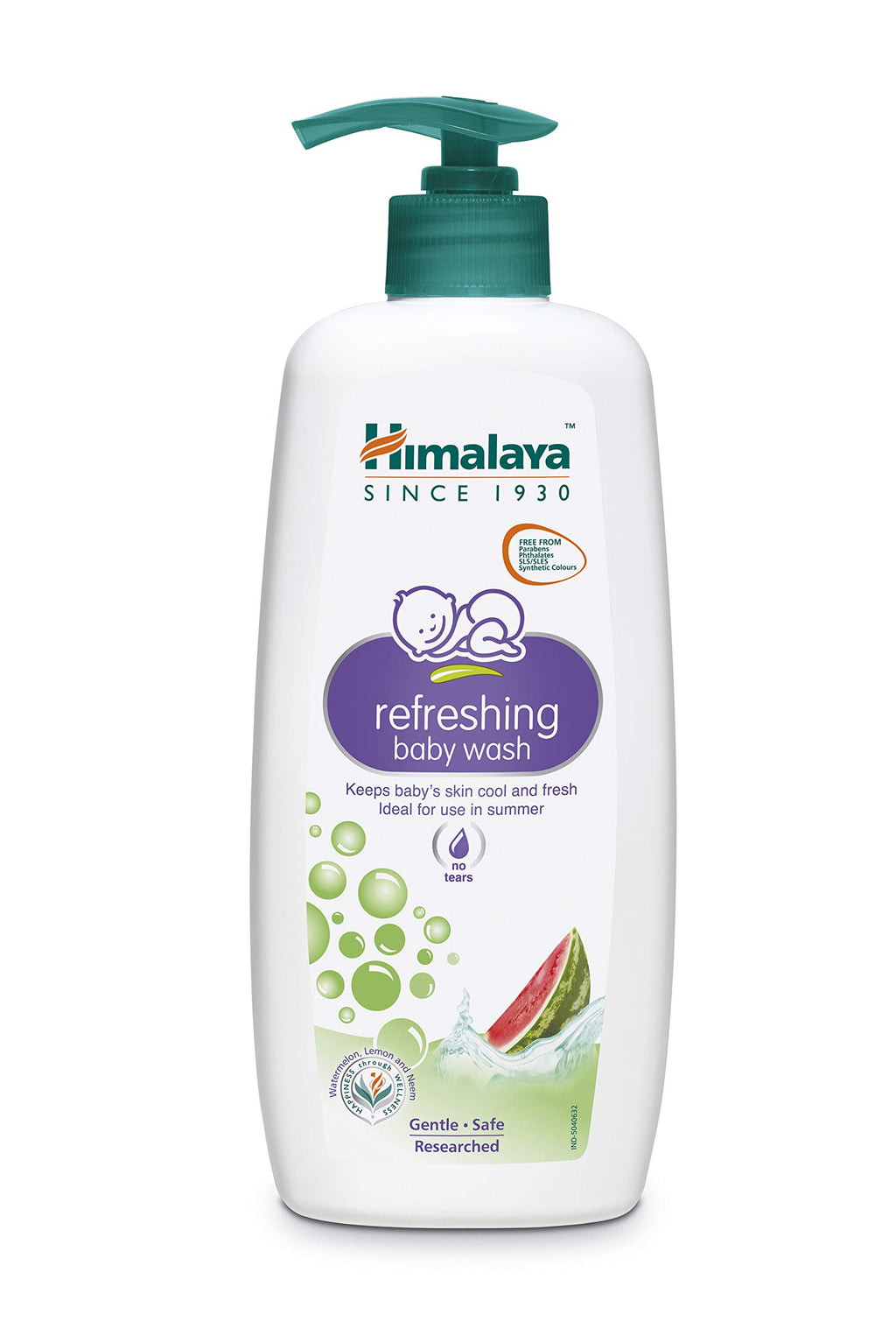 Himalaya Gentle Baby Wash 400ml | No tears formula |with chickpea and Green gram| Cleansing baby's gentle skin
