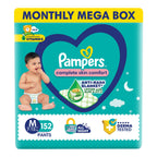 Pampers Complete Skin Comfort | Pant Style Diaper Large, 128 Count| Anti Rash with 100% protection from leakage upto 12 hrs
