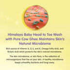 Himalaya Gentle Baby Wash 400ml | No tears formula |with chickpea and Green gram| Cleansing baby's gentle skin