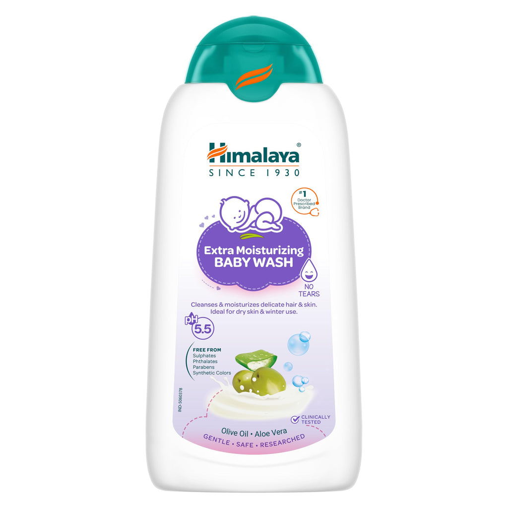 Himalaya Gentle Baby Wash 400ml | No tears formula |with chickpea and Green gram| Cleansing baby's gentle skin