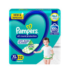 Pampers Complete Skin Comfort | Pant Style Diaper Large, 128 Count| Anti Rash with 100% protection from leakage upto 12 hrs