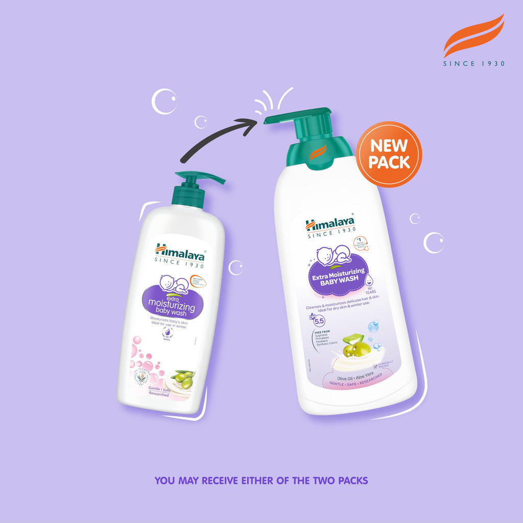 Himalaya Gentle Baby Wash 400ml | No tears formula |with chickpea and Green gram| Cleansing baby's gentle skin