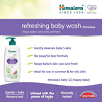 Himalaya Gentle Baby Wash 400ml | No tears formula |with chickpea and Green gram| Cleansing baby's gentle skin