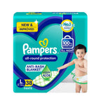 Pampers Complete Skin Comfort | Pant Style Diaper Large, 128 Count| Anti Rash with 100% protection from leakage upto 12 hrs