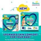 Pampers Complete Skin Comfort | Pant Style Diaper Large, 128 Count| Anti Rash with 100% protection from leakage upto 12 hrs