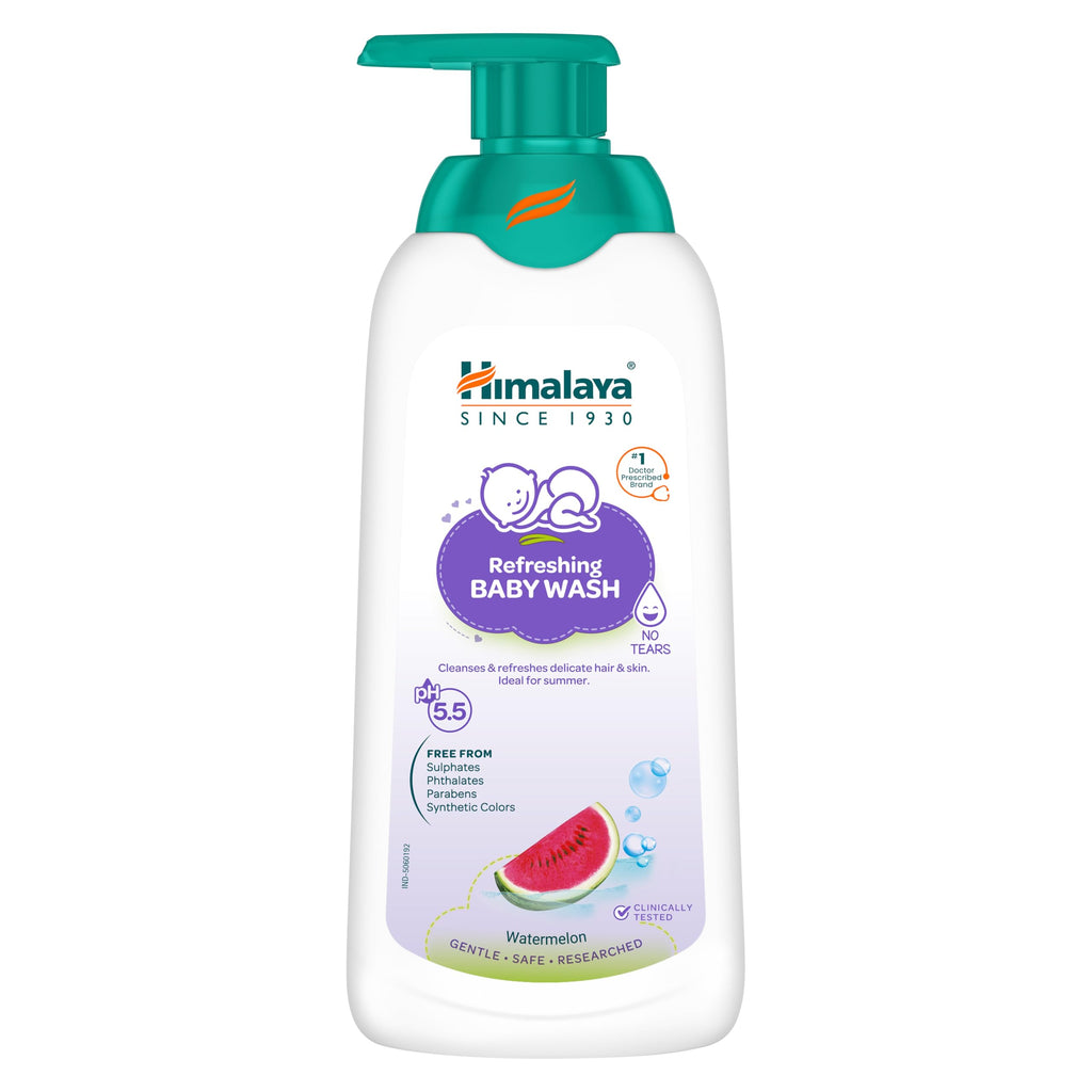 Himalaya Gentle Baby Wash 400ml | No tears formula |with chickpea and Green gram| Cleansing baby's gentle skin