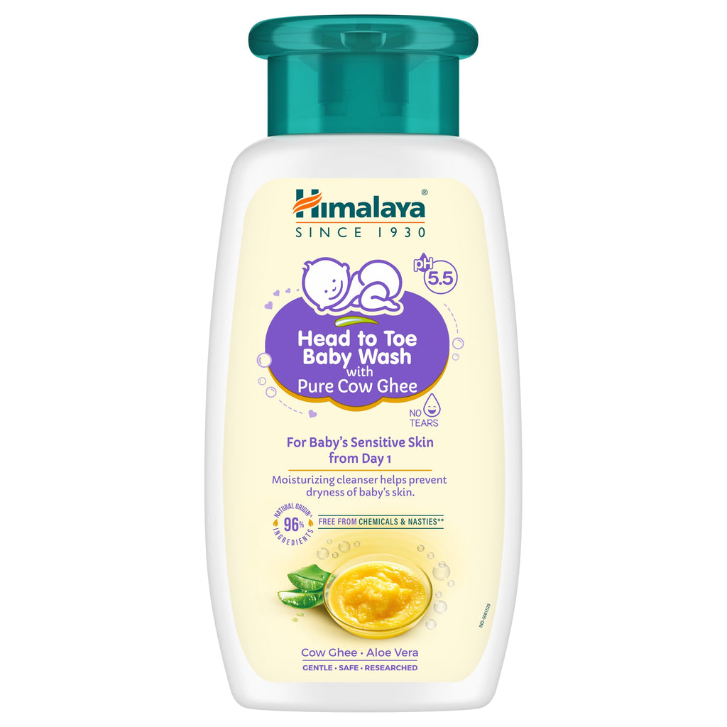 Himalaya Gentle Baby Wash 400ml | No tears formula |with chickpea and Green gram| Cleansing baby's gentle skin