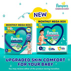 Pampers Complete Skin Comfort | Pant Style Diaper Large, 128 Count| Anti Rash with 100% protection from leakage upto 12 hrs