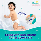Pampers Complete Skin Comfort | Pant Style Diaper Large, 128 Count| Anti Rash with 100% protection from leakage upto 12 hrs