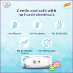 Himalaya Gentle Baby Wipes with Lid (72 wipes x4 packs -288 wipes) |100% Biodegradable Plant-based fabric | Indian Lotus & Aloe Vera | Skin Friendly PH| Extra Soft
