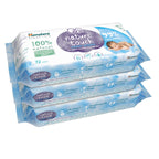 Himalaya Gentle Baby Wipes with Lid (72 wipes x4 packs -288 wipes) |100% Biodegradable Plant-based fabric | Indian Lotus & Aloe Vera | Skin Friendly PH| Extra Soft