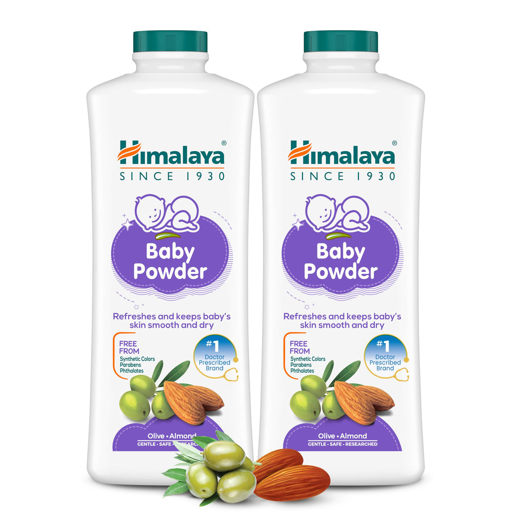 Himalaya Baby Powder 400g | No.1 Doctor-Prescribed Brand | With Yashad Bhasma & Vetiver | Sweat-Free & Refreshing Comfort | Safe for Newborns