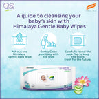 Himalaya Gentle Baby Wipes with Lid (72 wipes x4 packs -288 wipes) |100% Biodegradable Plant-based fabric | Indian Lotus & Aloe Vera | Skin Friendly PH| Extra Soft
