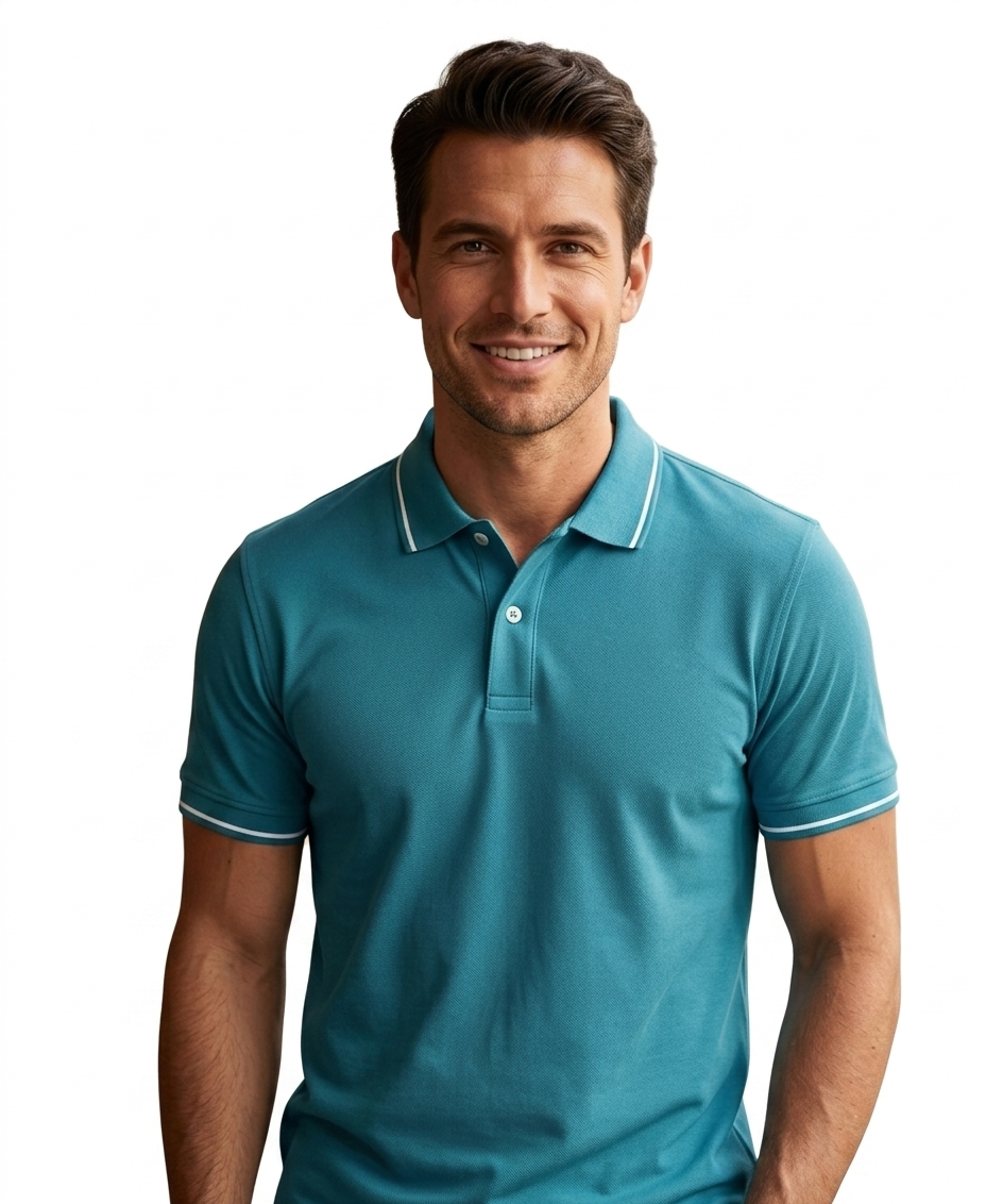 Vance Royale Teal Polo
